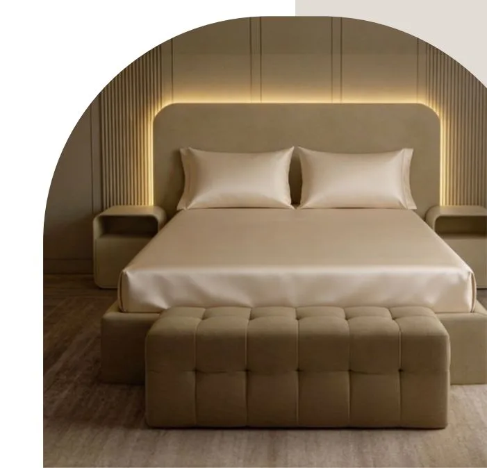 סדין זוגי 160/200/30 100% כותנה סאטן 400 חוט מבחר צבעים