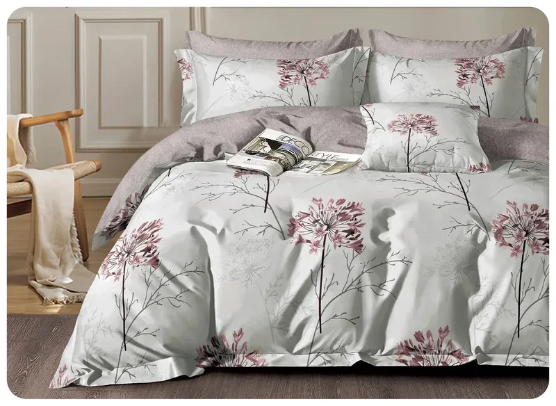 2 סט מצעים יחיד רחב 100/200 100% כותנה דגם 222