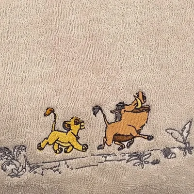 מגבת לתינוק/ילדים 100/120 100% כותנה מלך האריות מבית ורדינון