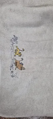 מגבת לתינוק/ילדים 100/120 100% כותנה מלך האריות מבית ורדינון