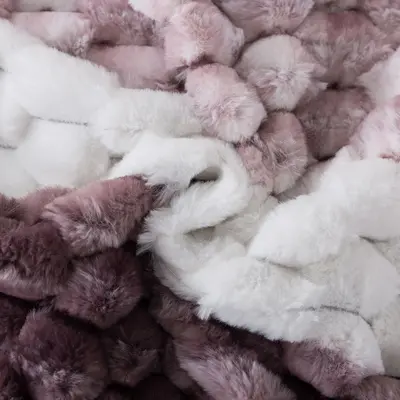 סט מצעים למיטה וחצי קטיפה 120/200 דגם קורל סגול