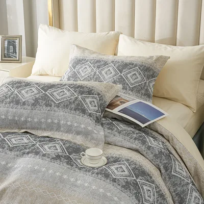 2 סט מצעים יחיד 90/200 100% כותנה סאטן בשילוב שאנל דגם דרים