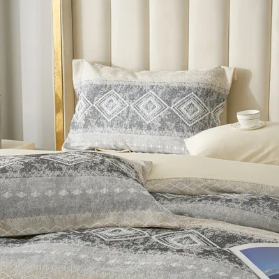 2 סט מצעים יחיד 90/200 100% כותנה סאטן בשילוב שאנל דגם דרים