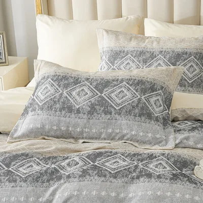 2 סט מצעים יחיד 90/200 100% כותנה סאטן בשילוב שאנל דגם דרים