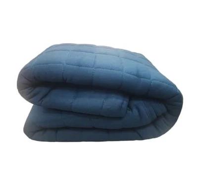 שמיכת קיץ יחיד 150/200 100% כותנה ג'רסי פטרול (טורקיז כהה)