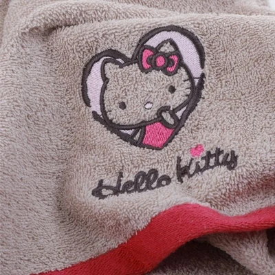 מגבת לתינוק/ילדים 100/120 100% כותנה KITTY LEOPARD מבית ורדינון