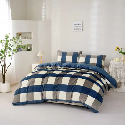 סט מצעי קטיפה יחיד 90/200 דגם Lapland Velvet צבע 201