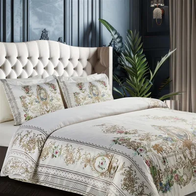 2 סט מצעים יחיד 90/200 מיכל נגרין דגם שארלוט קרם 7702