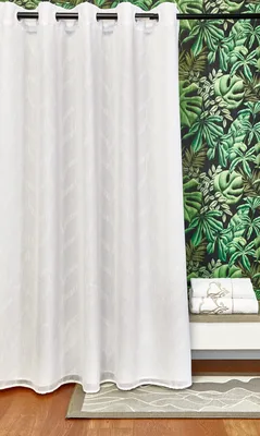 וילון אמבטיה קטיה אופווייט זהב