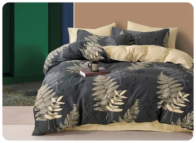 סט מצעים זוגי 160/200 100% כותנה דגם MZ-104