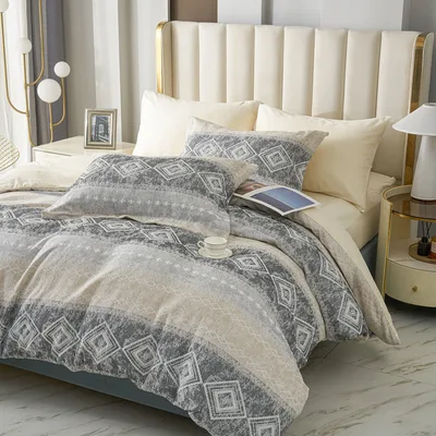 2 סט מצעים יחיד 90/200 100% כותנה סאטן בשילוב שאנל דגם דרים